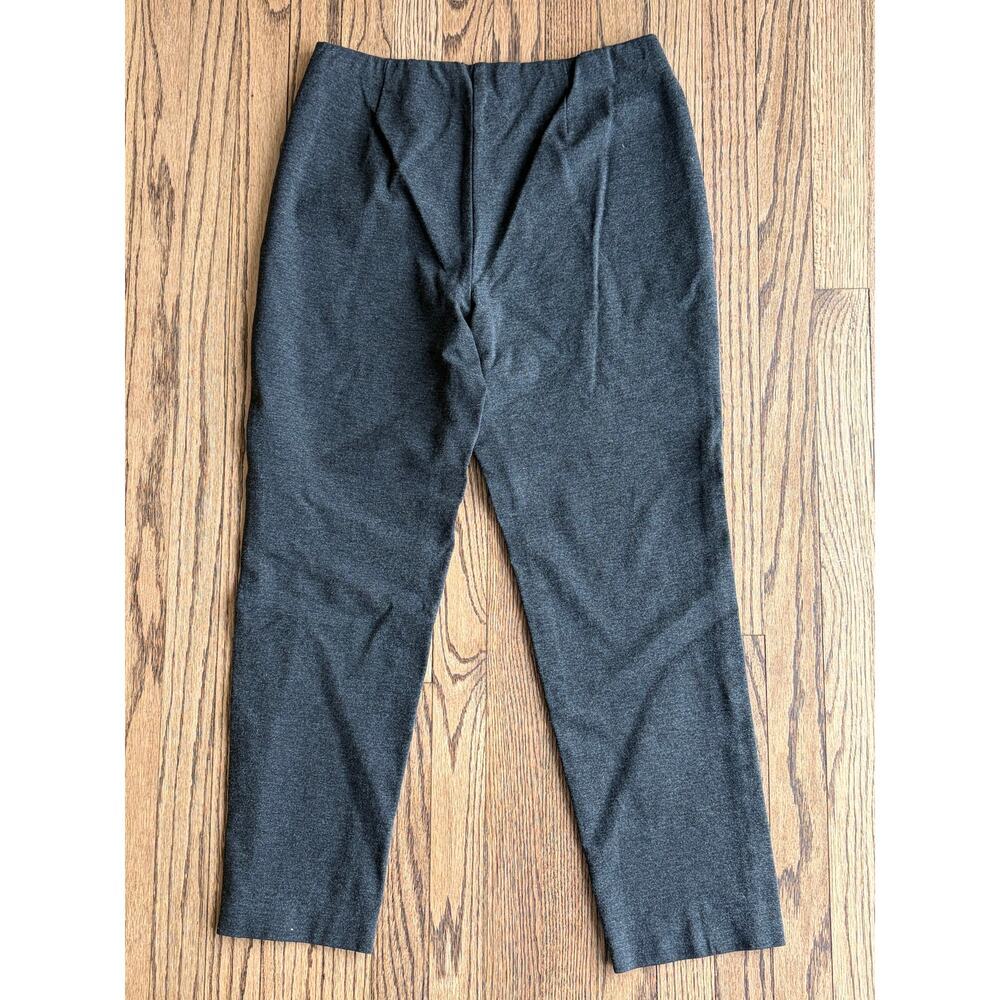J.Jill Ponte Slim Leg Gray Pants Sz M - Picture 2 of 8